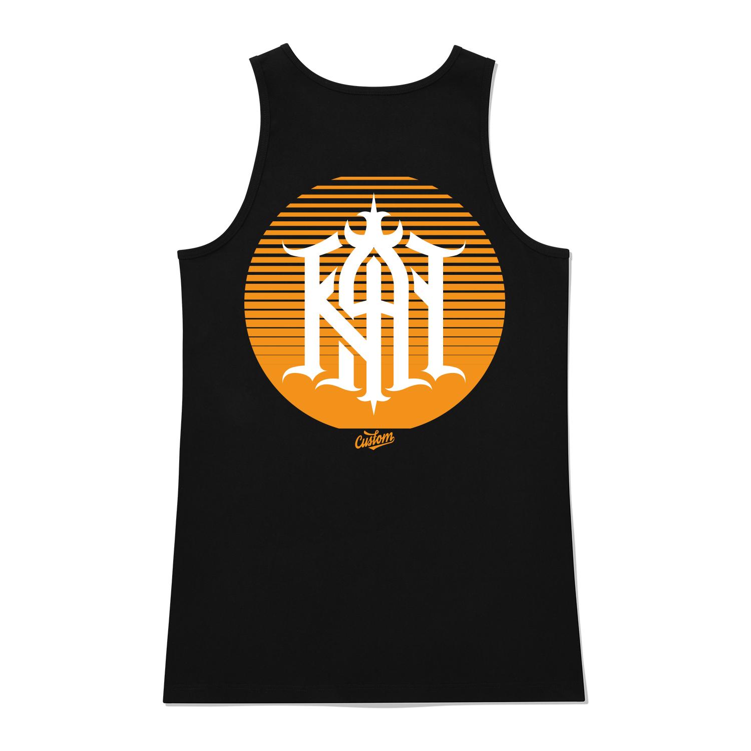 Khan 6312 Ksb0158 Khan Custom Symbol Long Sleeveless - Black Black/L