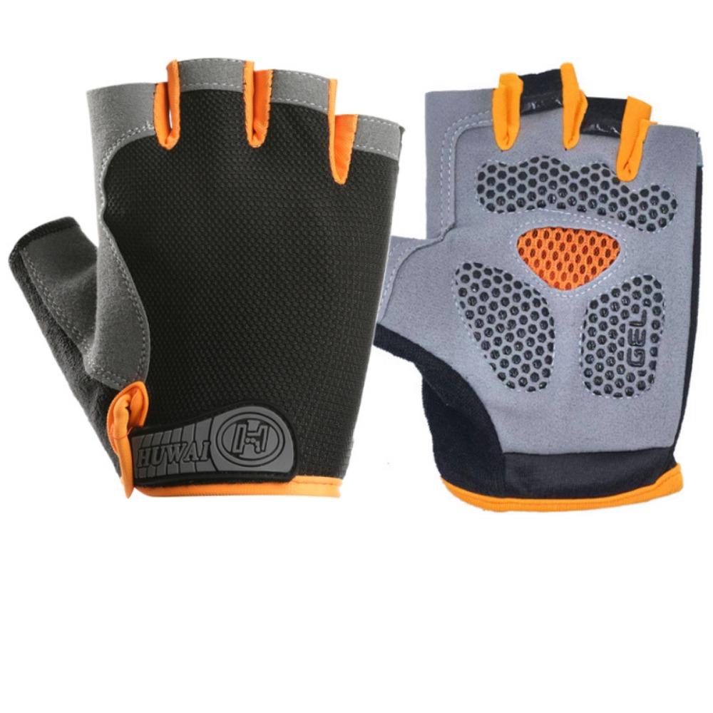 Summer mesh bicycle half finger outdoor sports cycling gloves breathable non-slip sun protection men's and women's models