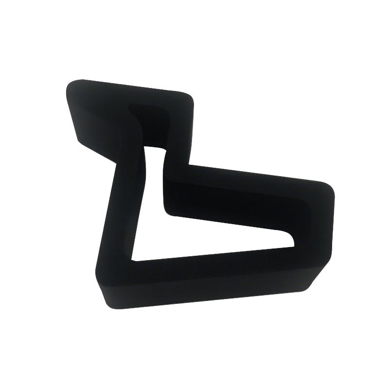 

Window Door Stopper With Track Lock Non-Slip Door Wedge Protector Scratch Resistant Window Stopper Block for Bedroom Balcony чёрный