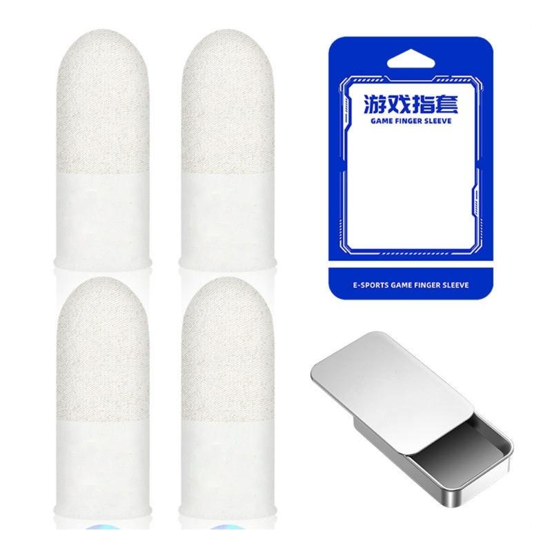 

Gaming Finger Sleeves Crafted from Lightweight Breathable Silver Fiber for Enhancing Touch Sensitivity and Comfort In Mobiles Gaming 1