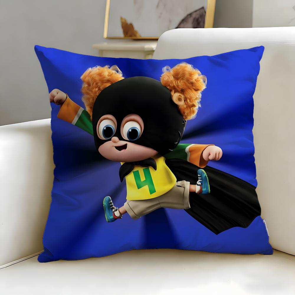 animated movie Hotel Transylvania Cushion Cover Soft  EasyWash Pillow Case  Versatile for Couch Bed Travel and Office