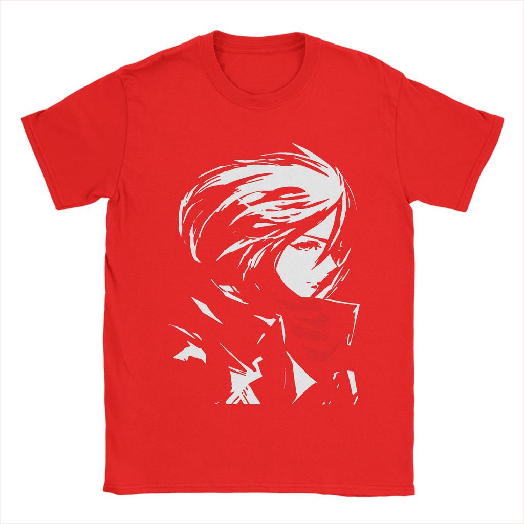 Ackerman Attack on Titan T-Shirt Men Shingeki no Kyojin Vintage Pure Cotton Tees Crew Neck Short Sleeve T Shirt Gift Idea Tops