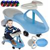 [5] Gravity Tretauto mit leuchtenden Rädern für Kinder LED BLAU ALV-U146N