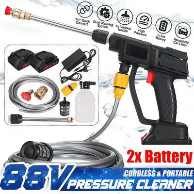 Elektrische Snoerloze Hogedrukreiniger Autowasser Spuitpistool Draagbare Autowas Hogedrukreiniger Machine Hogedruk Watermondstuk Reinigingsmachine Kit
