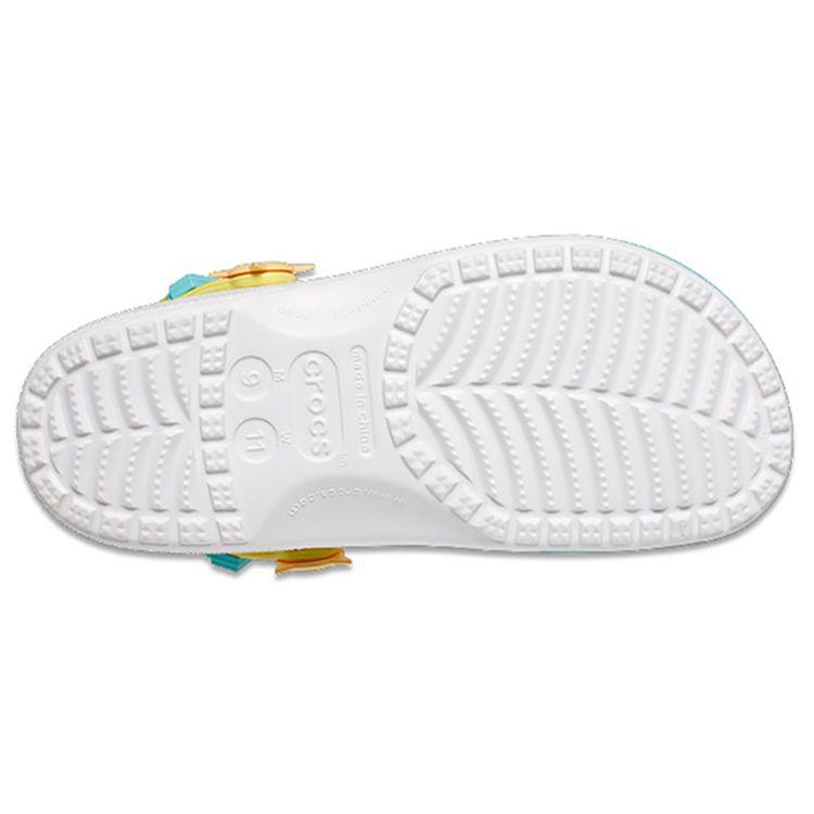 Crocs Honor Of Kings X  Classic Clog Collaboration Tianlai Xianyin EVA Cartoon Patch Clogs Cai Wenji Collectors Edition Unisex clogs Silver 208115-040