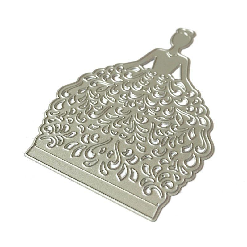 Beautiful Lady Metal Cutting Dies Stencil Scrapbooking DIY Album Stamp Paper Card Embossing Decor Craft top sale