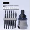 Dual-Use Ratchet Screwdriver Set: Phillips, Slotted, Y-Type, U-Type, Telescopic & Odd-Shaped Heads with Rack
