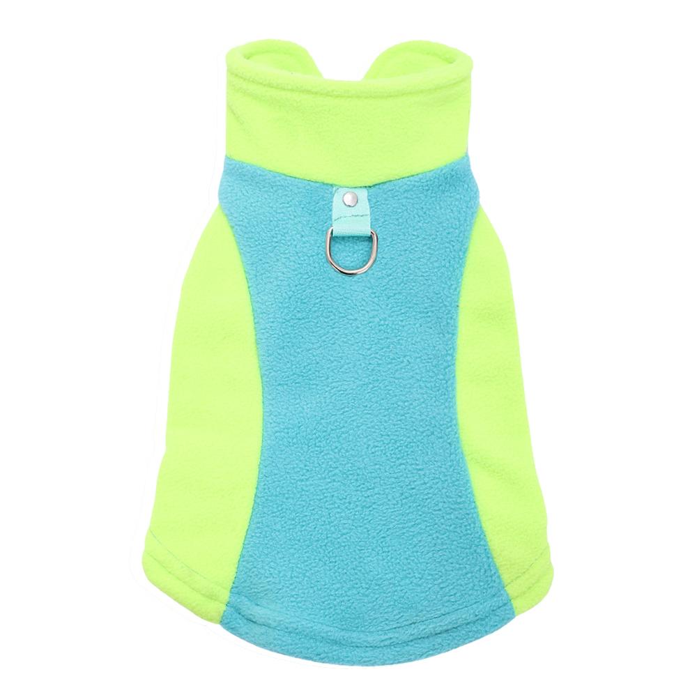 

Одежда для собак Осенне-зимняя теплая куртка для домашних животных Для маленьких и средних собак, кошек с D-образным кольцом, флисовые толстовки для щенков, мягкое пальто для йоркширского цверга S синий