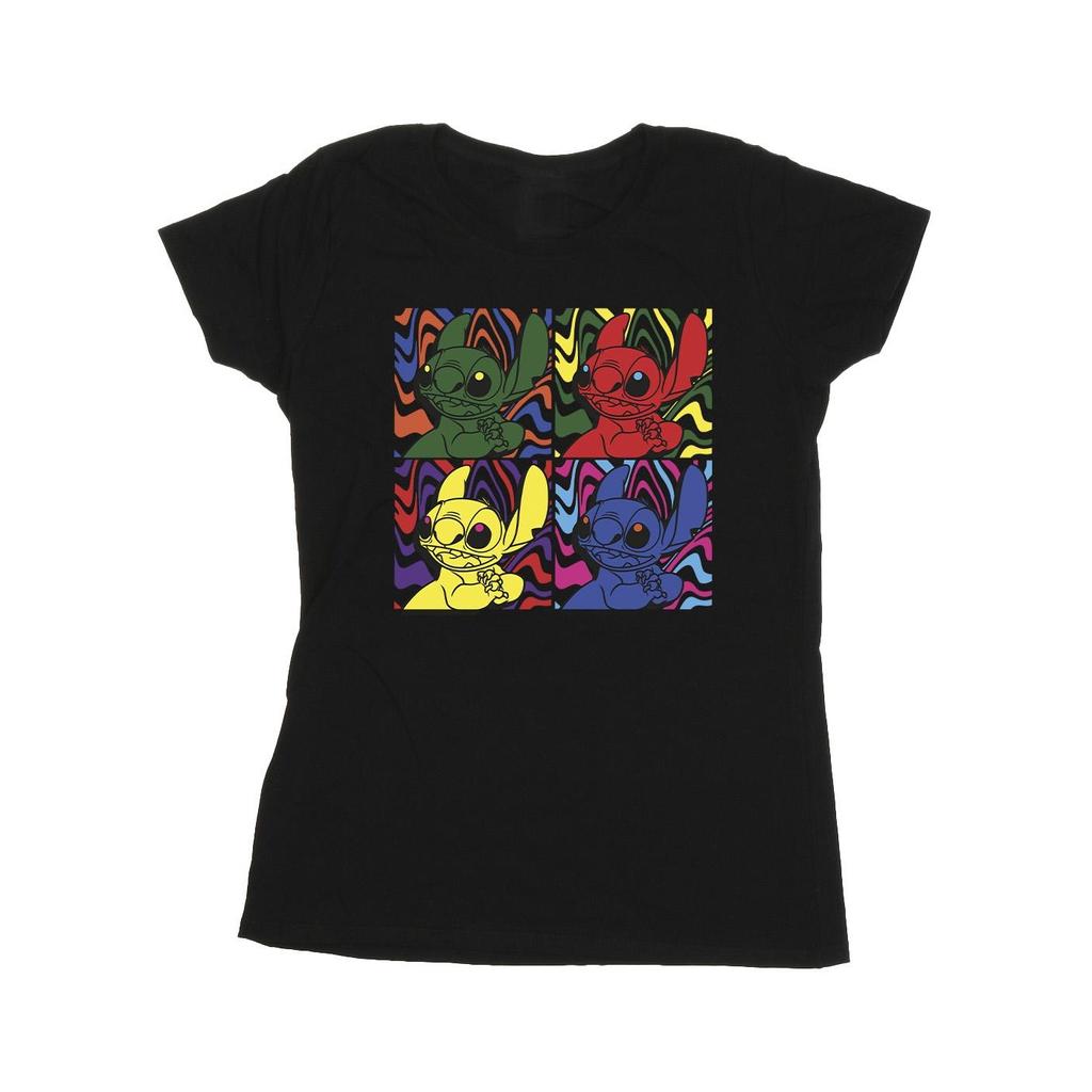 Disney Womens/Ladies Lilo & Stitch Pop Art Cotton T-Shirt