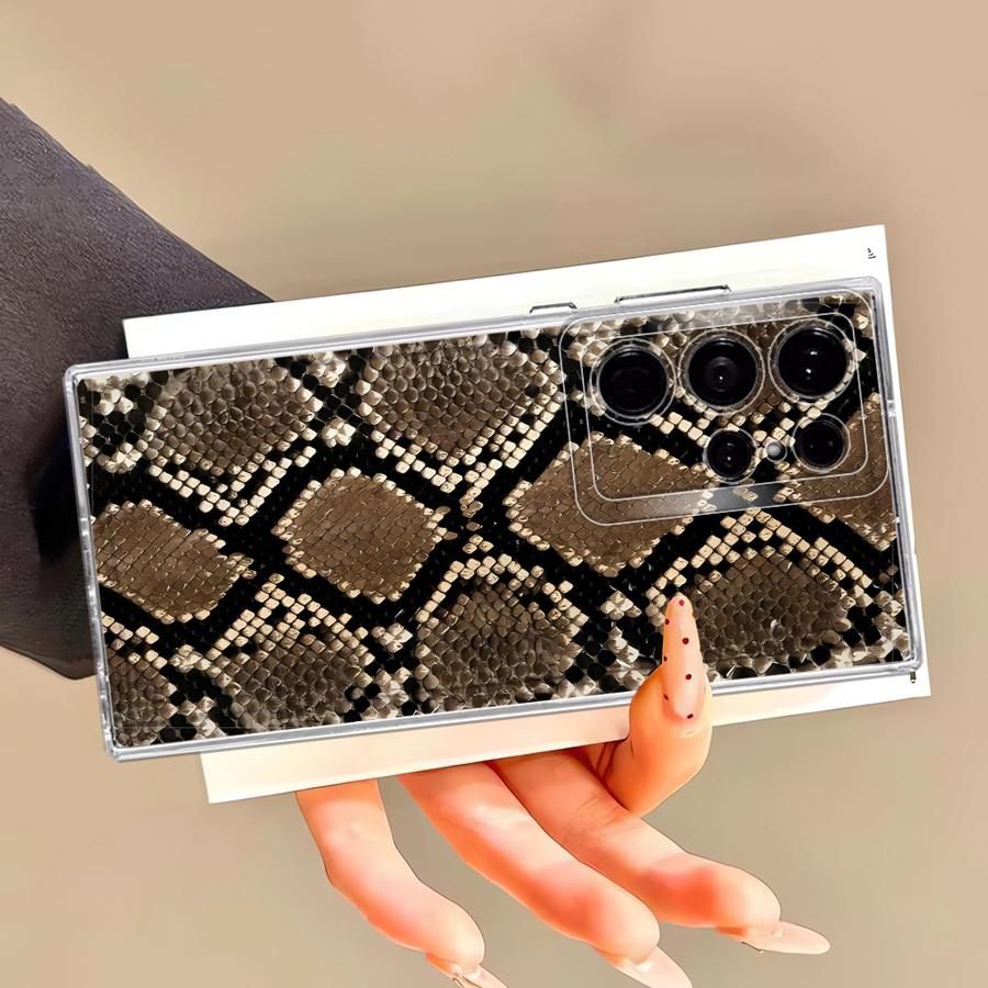 Snake Pattern Phone Cover Case for Samsung Galaxy S26 S24 S25 Edge S21 S22 FE S23 Ultra Note 20 Ultra 10 S20 Plus