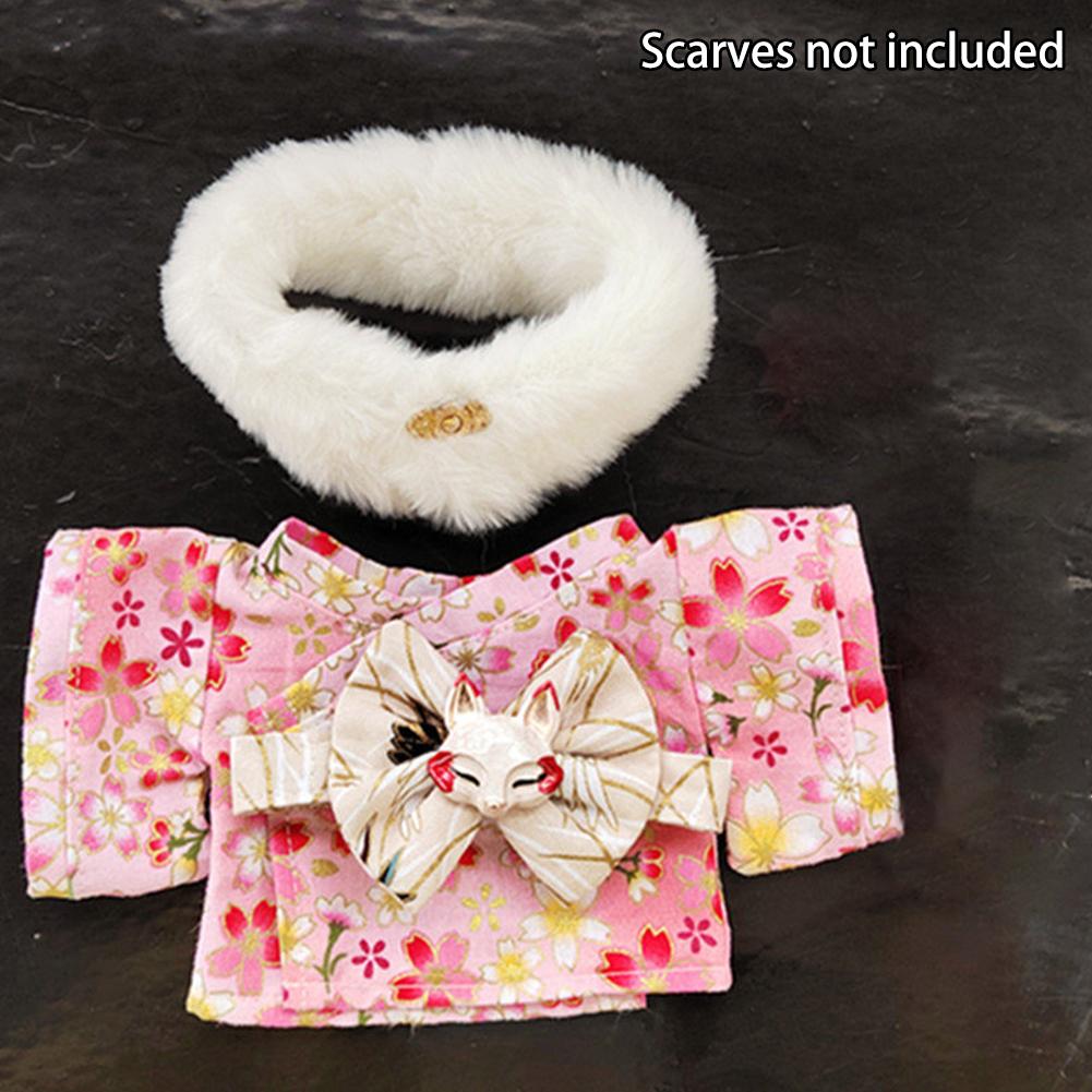 Miniature Kimono Skirt Set for 17cm Labubu Dolls Cute DIY Doll Clothes Fashion Accessories Lovely Outfit Gifts for Girls Friends