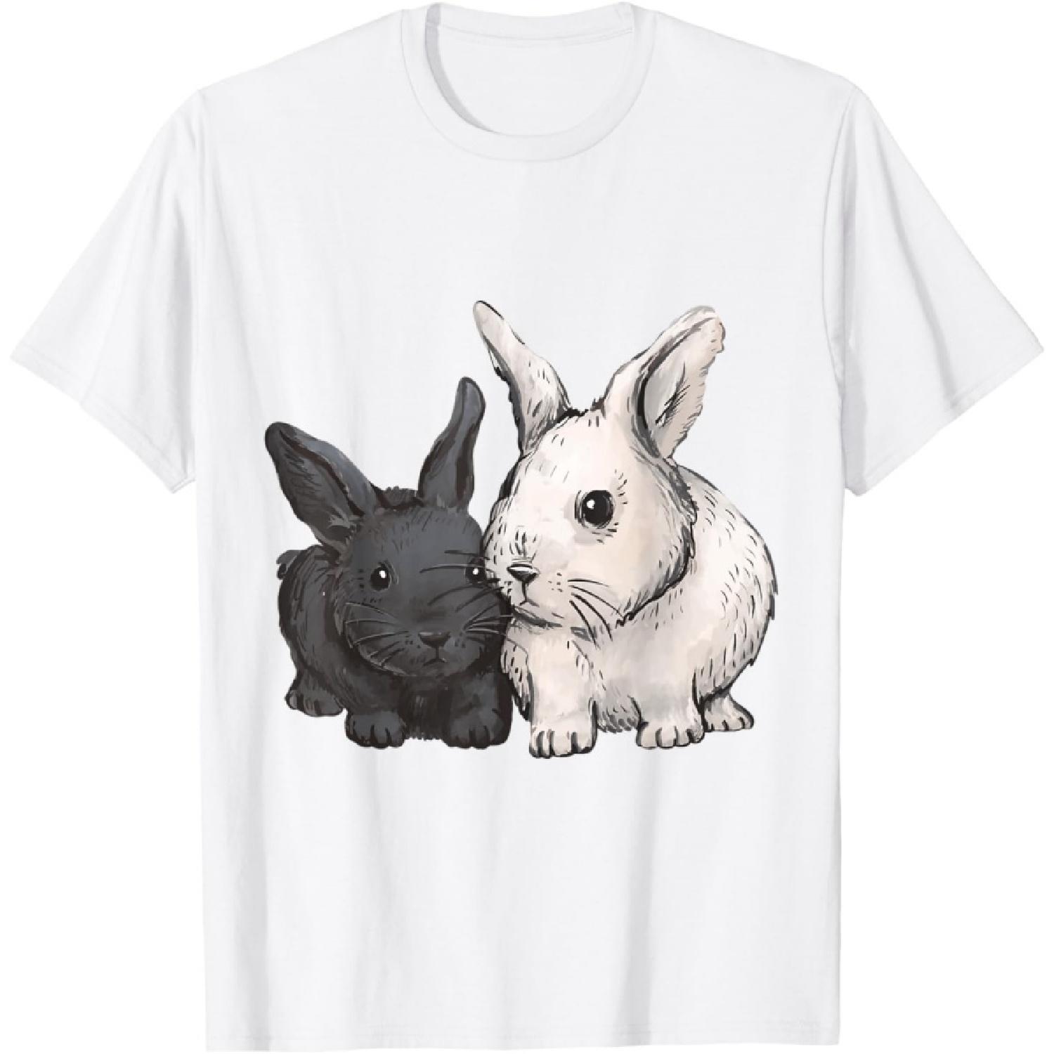 Rabbit animal lovers animal print rabbit children T-Shirt S