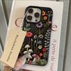 HOT Luxury Flower Lily Cool Lichee leather pattern Phone Case For iPhone 17 16e 16 15 14 13 12 11 Air Pro Max Plus X XR XSMax