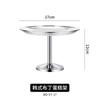 Stainless Steel Cake Rack High Footed Dessert Plate Pudding Cup Ice Cream Bowl Dim Sum Dish Pastry Plate Fruit Plates Snack Bowl