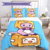 3pcs LankyBox Bedding Set Duvet Cover Closure Includes 1 Duvet Cover & 2 Pillowcases, Soft and Comfortable for All Seasons.