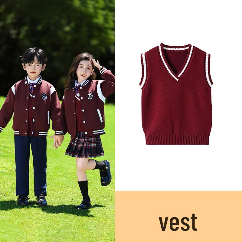 British Style Children's School Uniform Set - Spring & Autumn