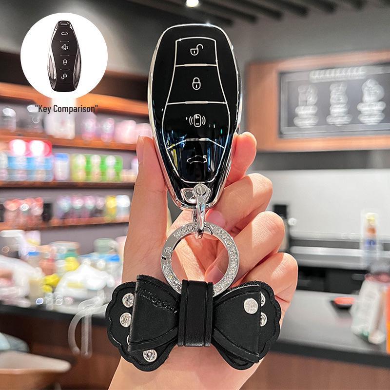 Premium Hongqi H5 Key Case for HS5/H9/H6/HS7/HS3/HQ9 - High-End Car Shell Cover