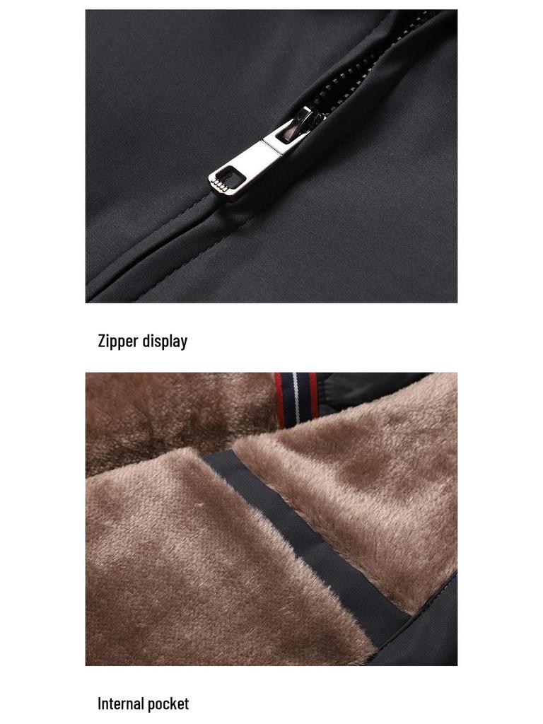 Herren Fleecegefütterte Executive Jacke - Frühling & Herbst Oberbekleidung