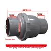 White PVC Ball Check Valve for Water Pipes, Fish Tank Fitting, Sizes: 1 Inch, 25, 32, 40, 50 Mm