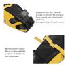 Bikepacking Bag 500D PVC Yellow and Black Waterproof 13L Non Slip Bike Saddle Bag for Long Ride