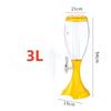 1.5L 3L Wine Beer Cannon Hotel Bar Ktv cocktail Beer Pagoda Tea Bucket Restaurant Drink Appliance wine mini bar  wine bottle