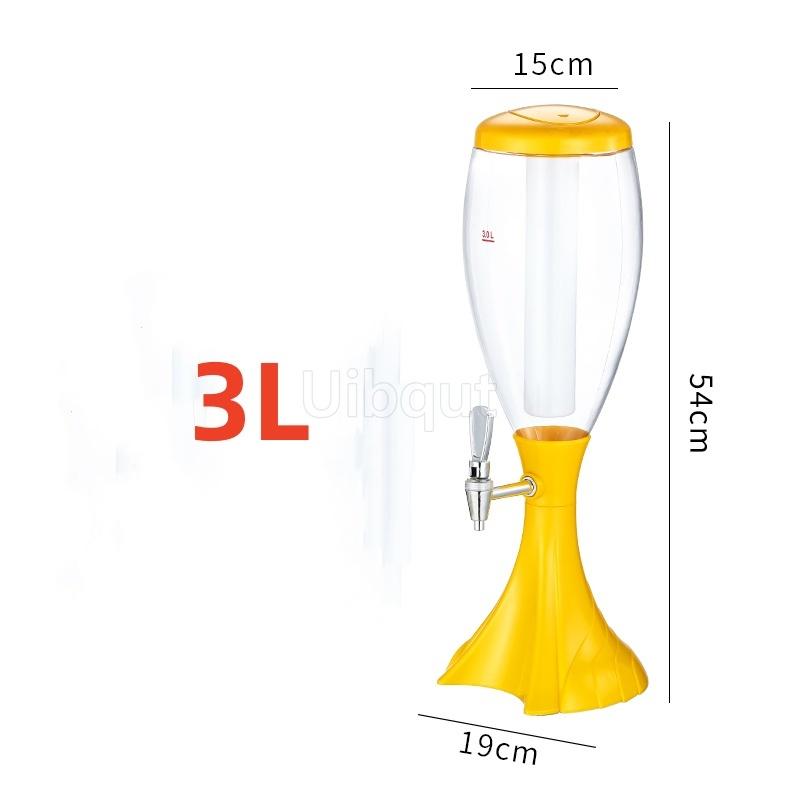 1.5L 3L Wine Beer Cannon Hotel Bar Ktv cocktail Beer Pagoda Tea Bucket Restaurant Drink Appliance wine mini bar wine bottle