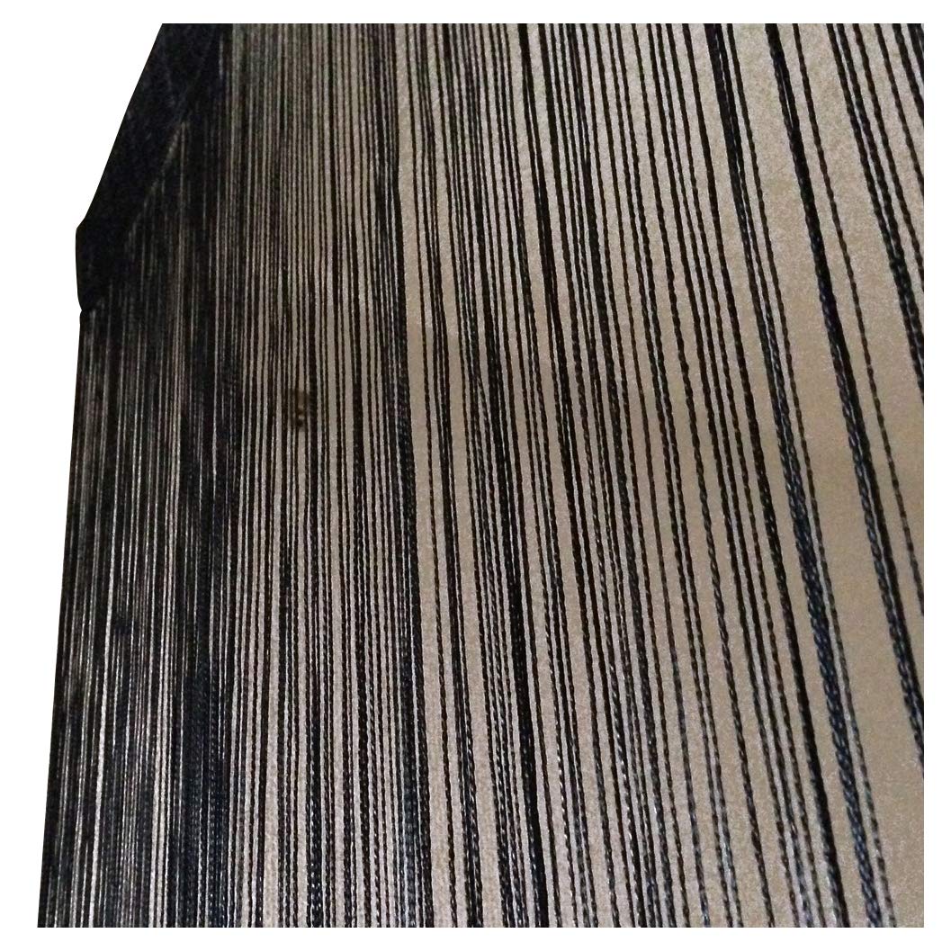 

Ринг Терре Химоненен Черная нитяная штора перегородка для комнаты (150см, 200см) чёрный