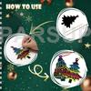 12Pcs DIY Toys Scratching Painting Paper Colorful Scratching Paper For Kids