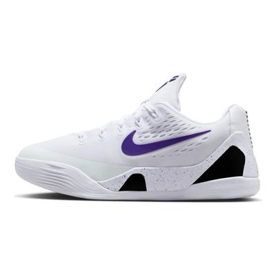Zapatillas Kobe 9 EM TB GS Lakers Home Niños Blanco Púrpura Corte FV3607-101