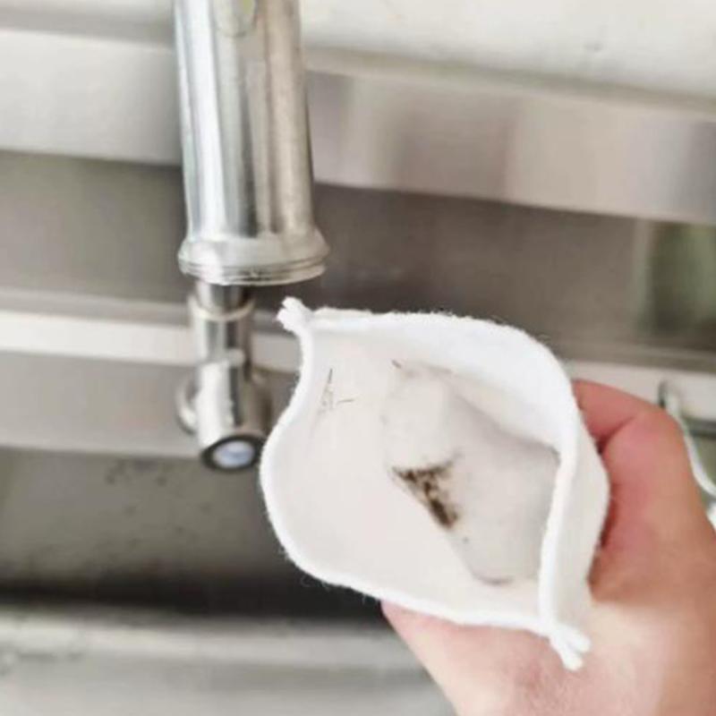 50 Stück Wasserhahnfilter Baumwolle Spritzschutz Entfernt Sand Filtert Wasserreinigung Socken mit T-Riemen Für Leitungswasser Rostentfernung