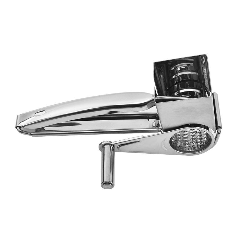 Hand-Crank Rotary Stainless Steel Cheese Grater and Shredder