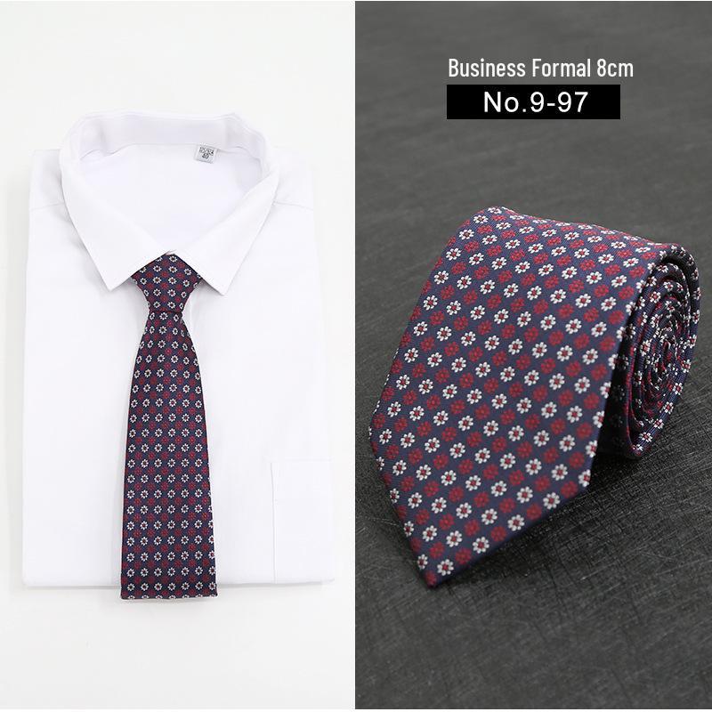 Men's Formal Business Casual Solid or Striped Tie