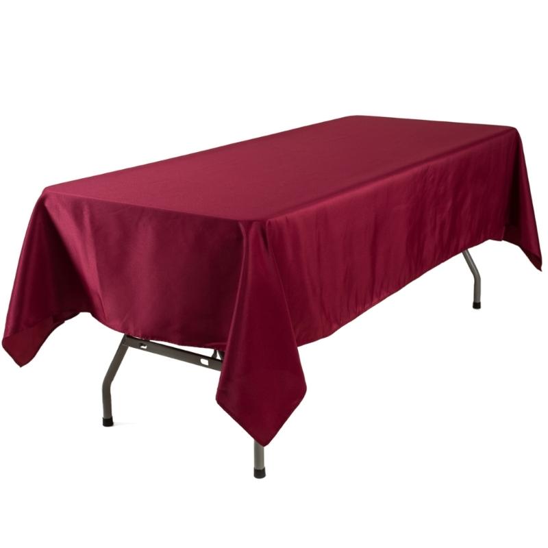 Rectangular Tablecloth Stain Resistant Polyester Table Covering Cloth for Dining Tables Easy To Clean and Maintain