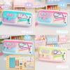 Cute Multi Layer Stationery Organizer With Large Capacity For Students And Kids