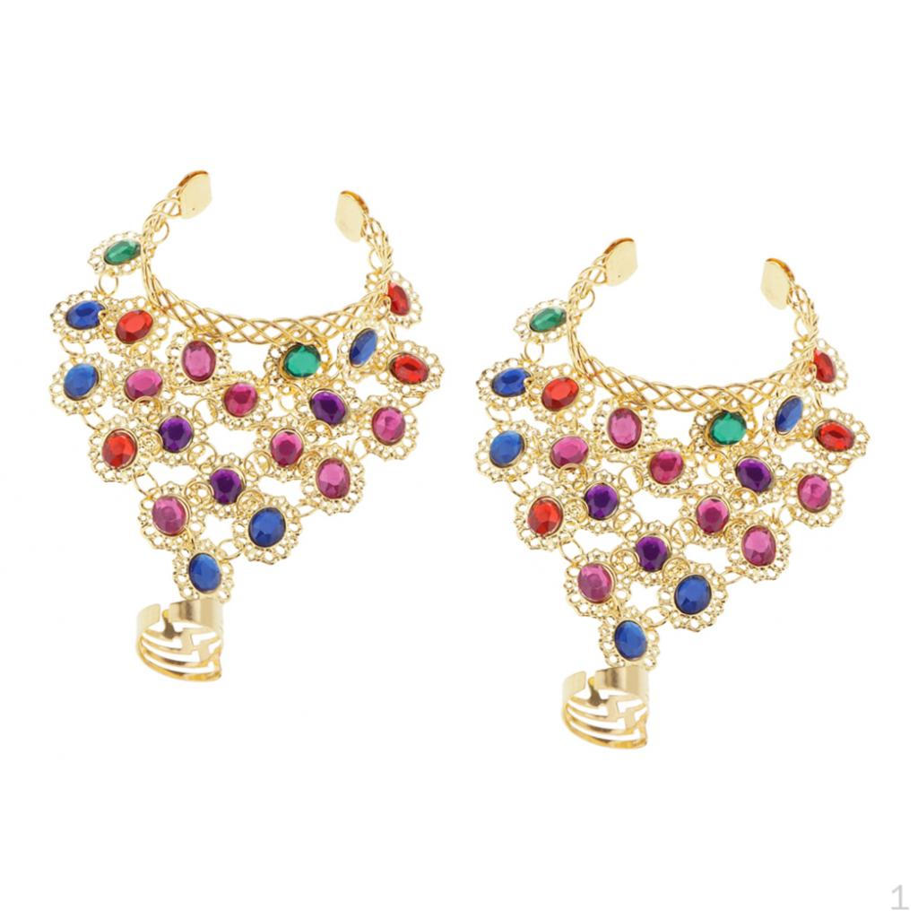 

2шт Браслет для танца живота Ювелирные изделия со стразами Рука