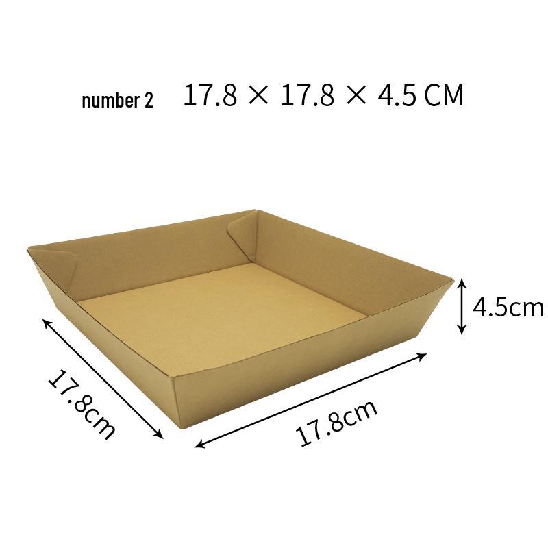 Reinforced Kraft Paper Hamburger & Hot Dog Box - High-Temperature Resistant Takeaway Bento Lunch Box