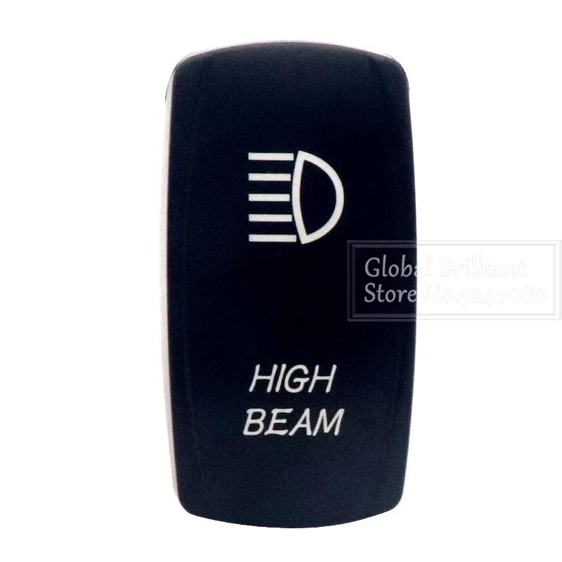 For Car Truck Marine 12V/20A 24V/10A Boat Rocker Switch Toggle 5Pin SPST / 7Pin DPDT ON-Off Switch with LED Light