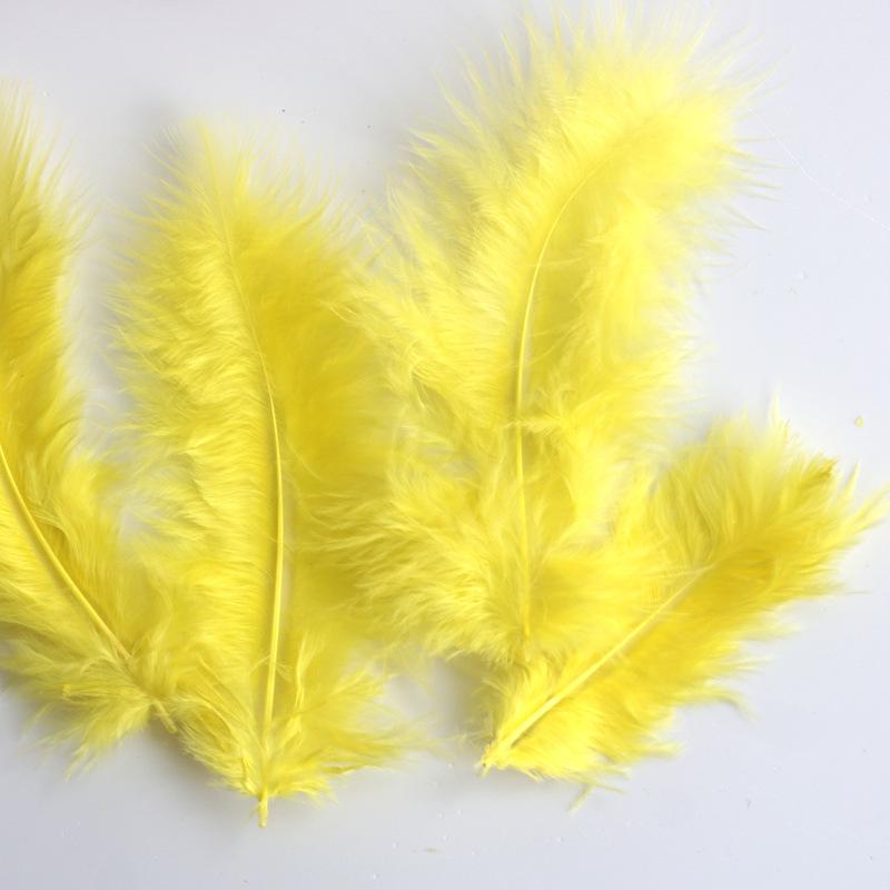 

Colored Feather Turkey Feather Director Fleece Kindergarten Creative Handmade Diy Material Headdress Floral Garland Decoration 200pcs