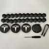 For Tesla Model 3 ModelY Juniper Car Wheel 4PCS 26PCS 30pcs 56mm Center m Caps Rims Hub Cover Logo  Hubcaps Auto Accessories