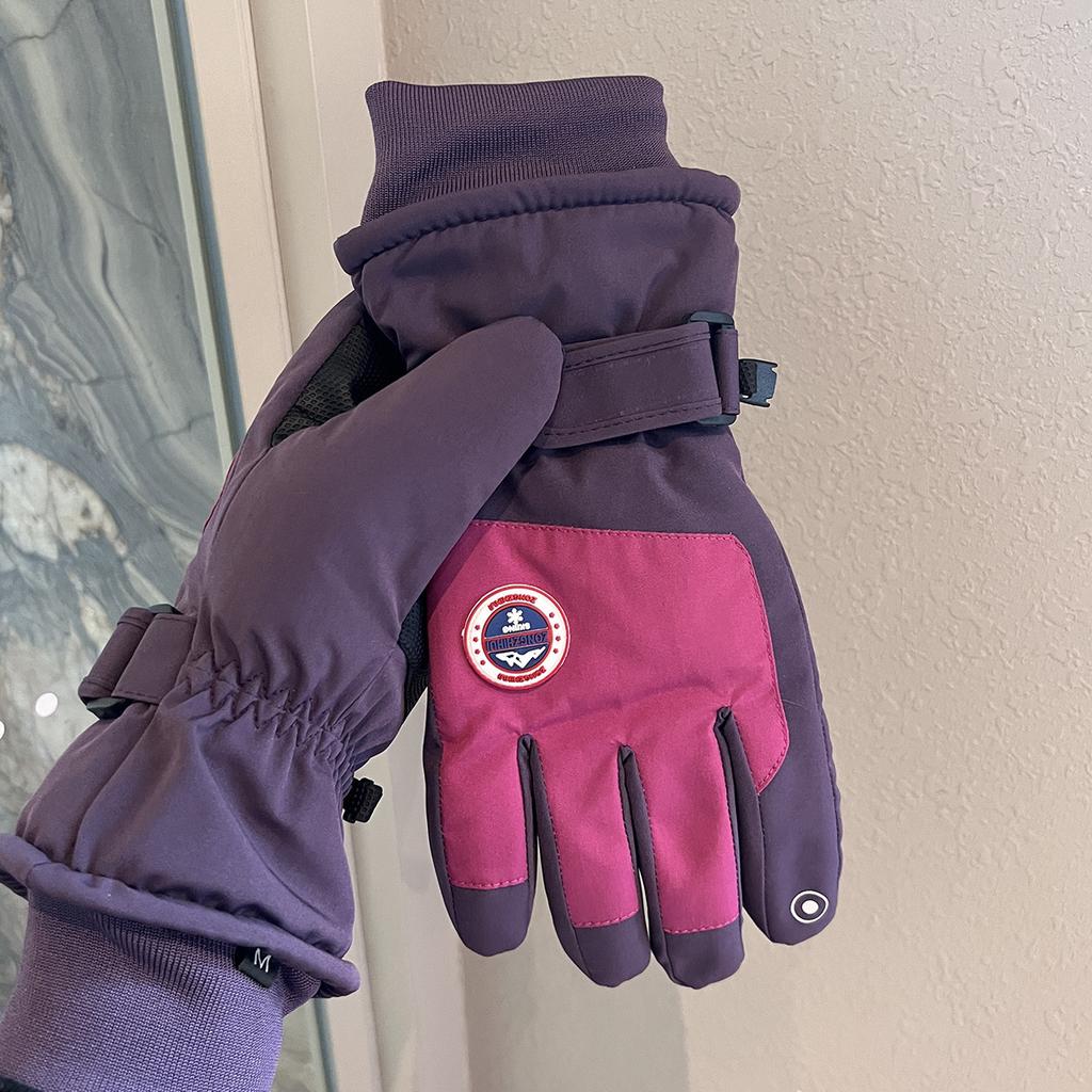 Gloves for Men and Women with Touch Screen, Winter Outdoor Mountaineering and Cycling, Warm and Velvet Thickened, Windproof, Coldproof and Waterproof