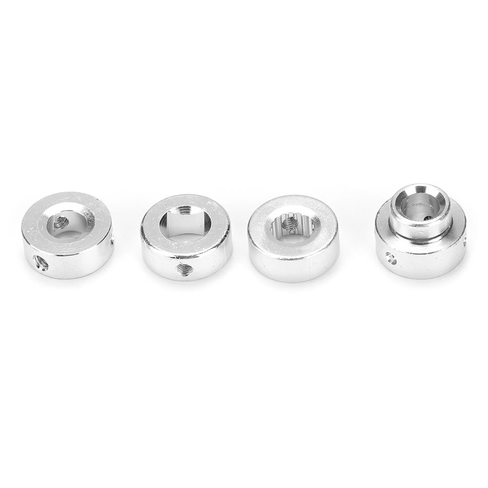 Silver 3in CNC Aluminum Alloy Window Crank Handle Kit Fits for Chevy Auto Accessory