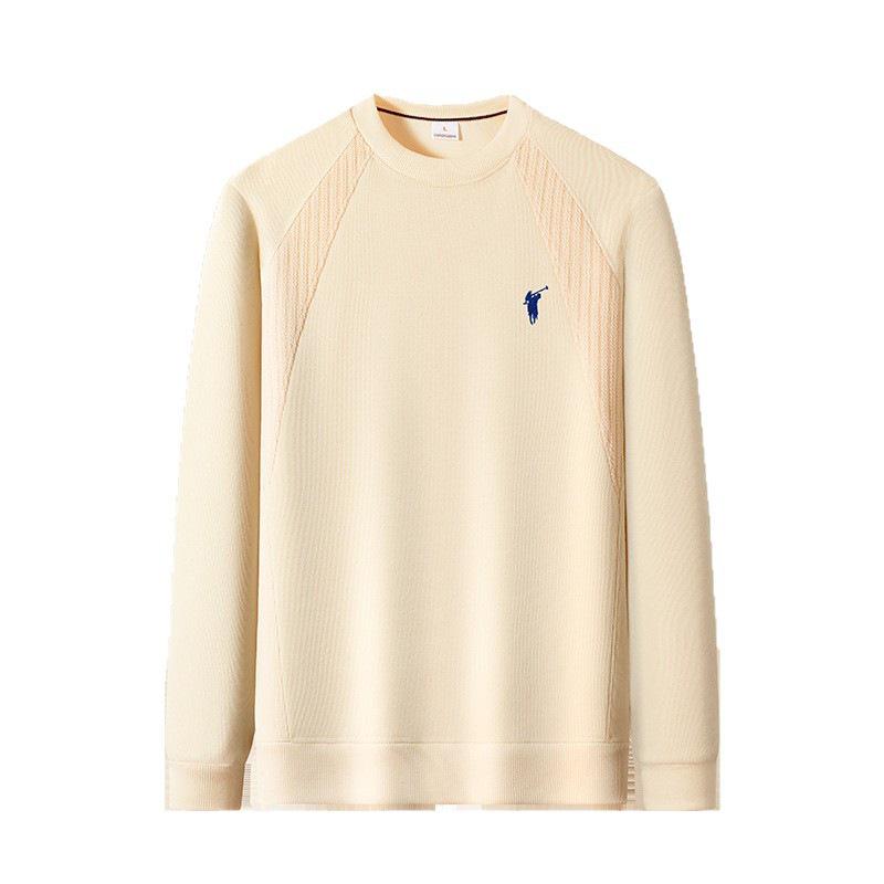 Men's Autumn 2025 Long-Staple Cotton Drop Shoulder Hoodie - Trendy Loose Fit, Long Sleeve