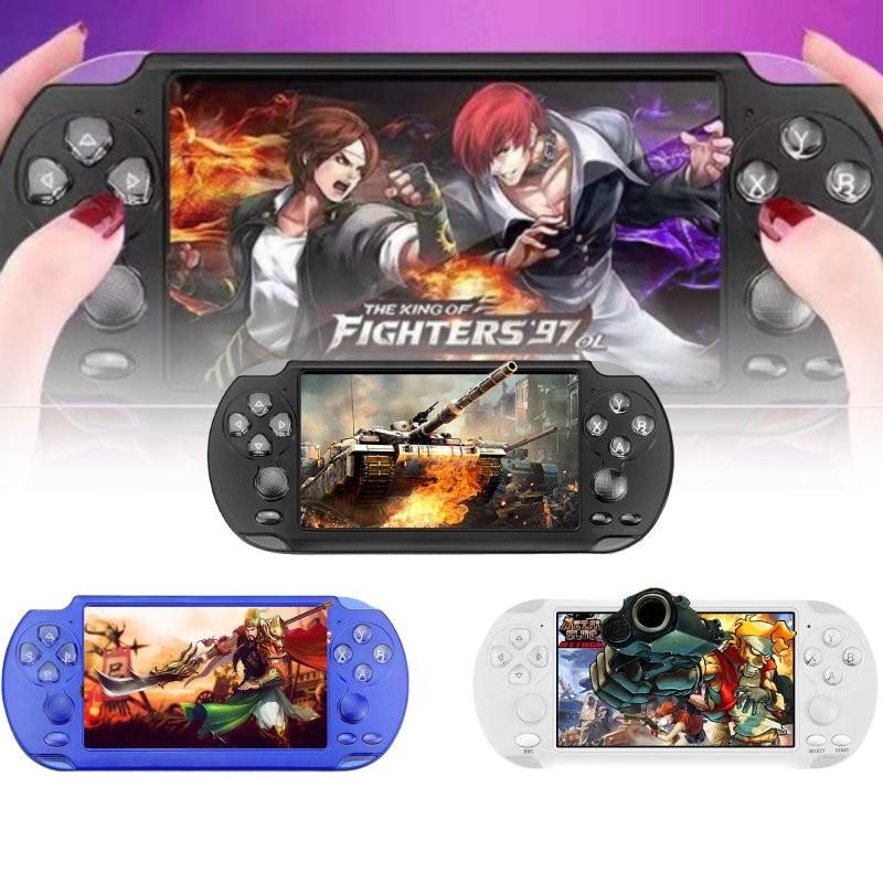 Nostalgic 5.1 Inch Dual Joystick X9-s Handheld Game Console With 128 Bit Rpg Games