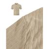 Summer Men's New Style Casual Breathable Short-sleeved T-shirt, Jacquard Polo Shirt, Striped Short-sleeved Shirt