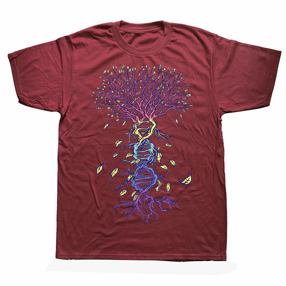 DNA Biologie Genetika Strom života Trička Léto Grafika Bavlna Streetwear Krátký rukáv Narozeninové dárky Tričko Unisex Oblečení