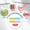 50 Sheets Removable Waterproof Home Moving Box Packing Labels Color-Coded Fragile Heavy Blanks Stickers