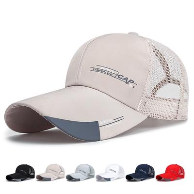 Long Brim Baseball Cap Men Summer Mesh Hats Golf Fishing Panama Hat Outdoor Sports Cap Visor Hats Peaked Cap Hombre Gorras