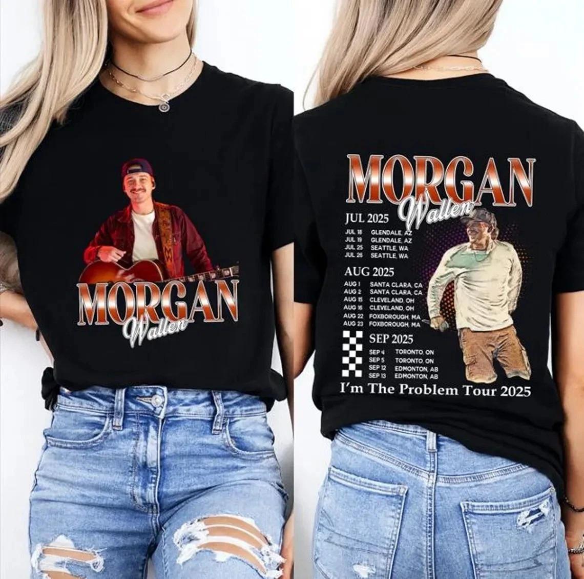 Morgan Wallen I’m the Problem Tour 2025 Country Music Shirt AN54264 S