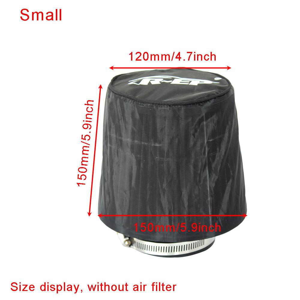 Cone Air Filter Protective Cover Universal Waterproof Dustproof Oilproof for Sport Car High Flow Cold Air Intake Filters