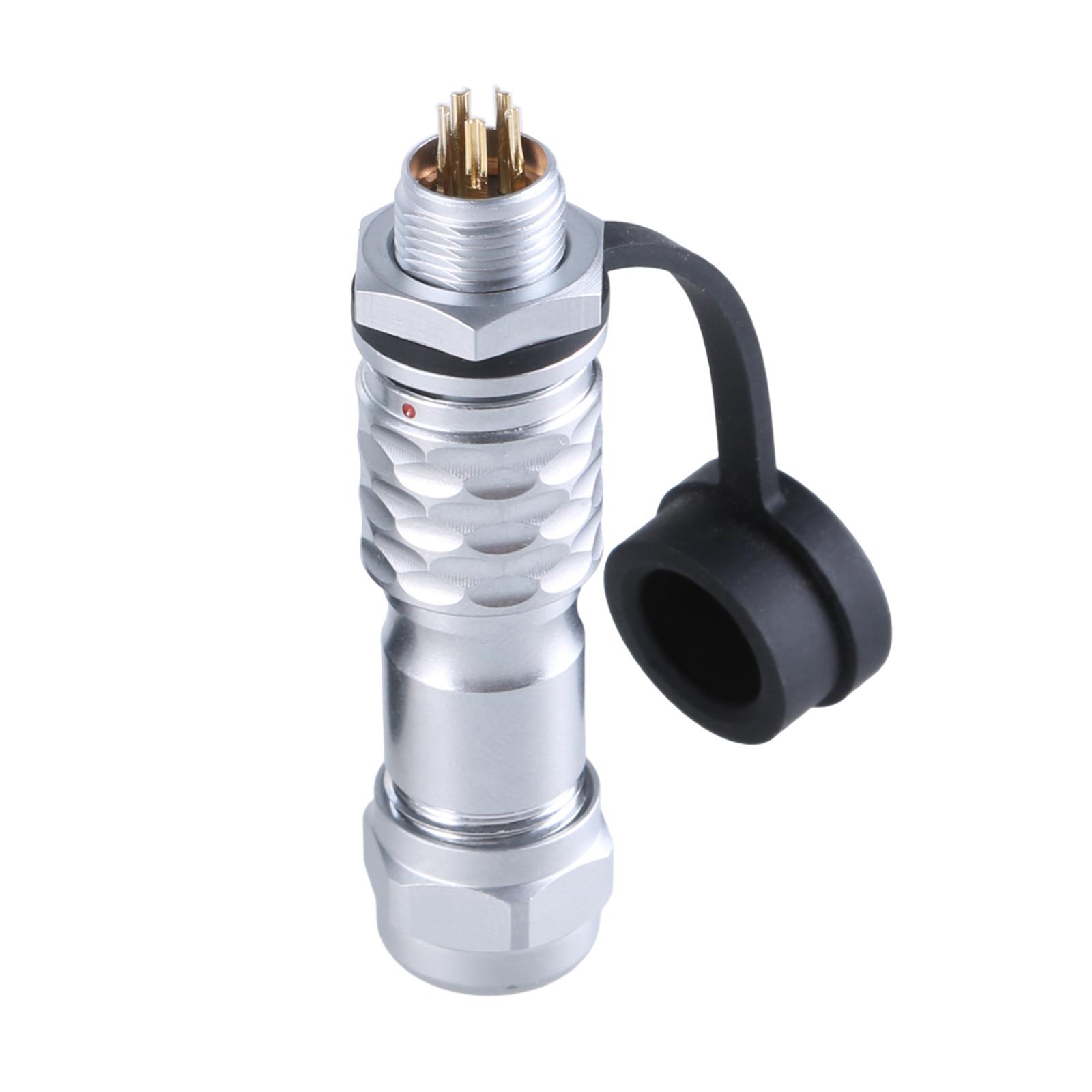 

SF10 Industrial Connector Waterproof Plug and Socket Set Metal Connectors Set Male Female Push Connectors Pair 2-5pin 5